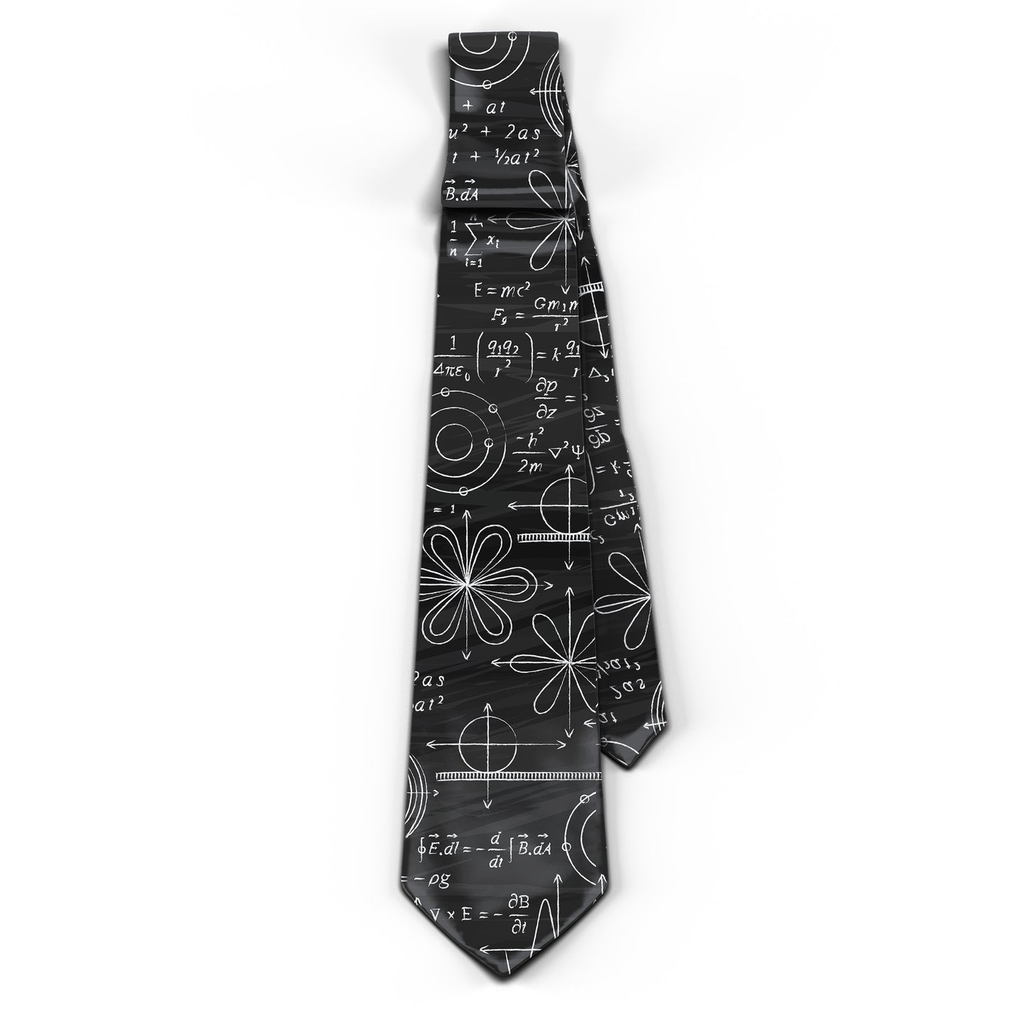 Black Chalkboard equations Tie (UK Stock)