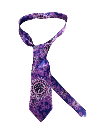 Purple Flu Tie (UK Stock)