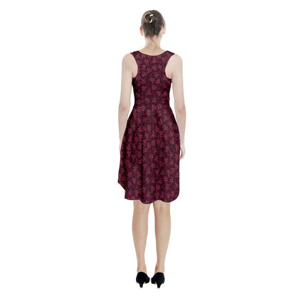 Red Caffeine Midi Scoop Dress