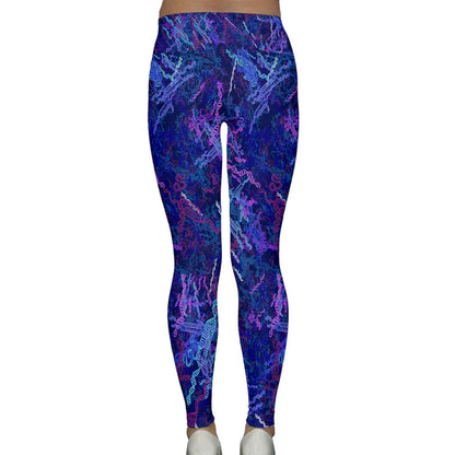 Blue CRISPR Classic Yoga Leggings