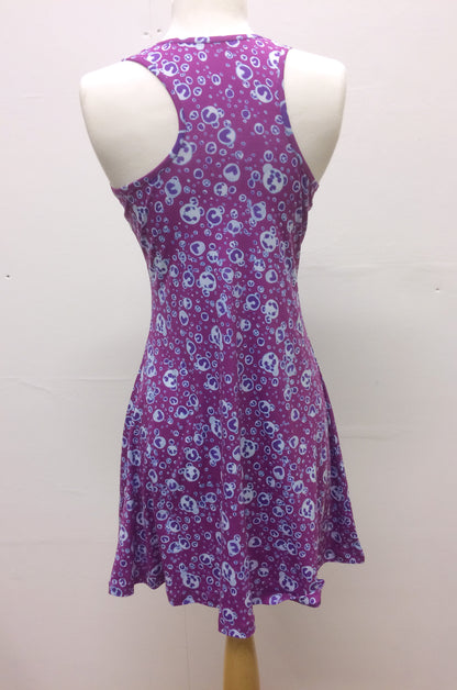 Indigo Protein Structures Cotton Tennis Dress