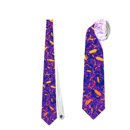 Indigo Bacteria Necktie