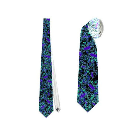 Black Bacteria Tie