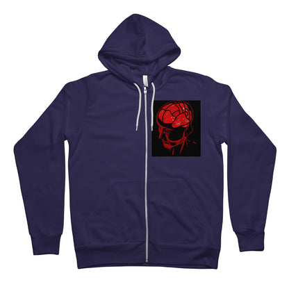 Brain Areas Unisex Full Zip Hoodie - Boutique Science