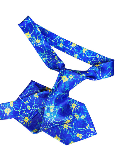 Neurons Tie (Blue) (UK Stock)