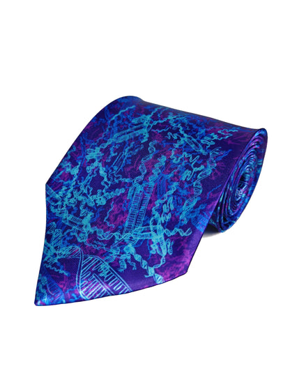 Copy of Blue CRISPR Pattern Tie (UK Stock)