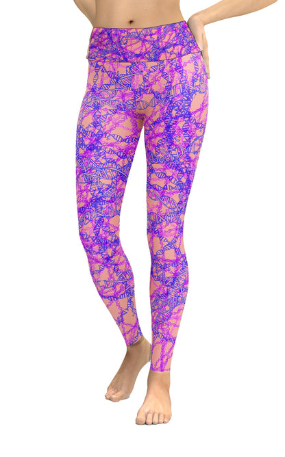 Pink Genetic Editing Classic Yoga Leggings