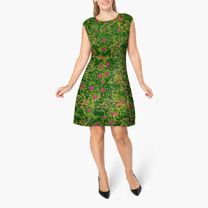 Neurons Shift Dress (Green)