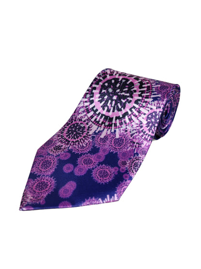 Influenza Flu Pattern Tie (UK Stock)