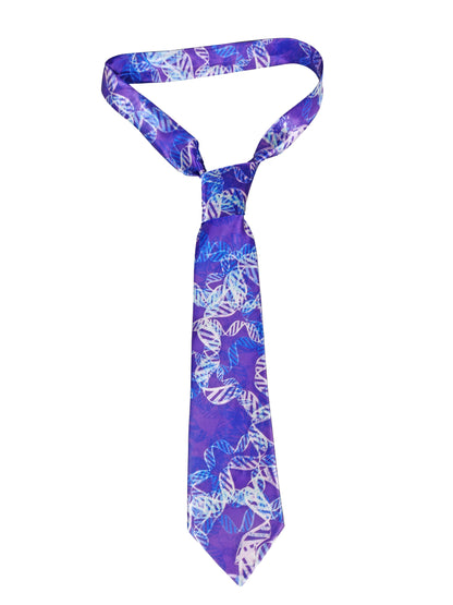 DNA Pattern Tie (Purple) (UK Stock)