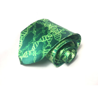 Genetic Editing Tie (Green) (UK Stock)