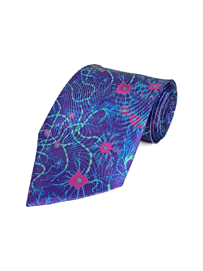 Purple Neuron Necktie