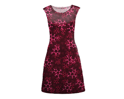 Red Caffeine Shift Dress