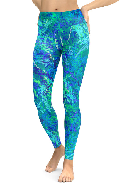 Leggings CRISPR aqua