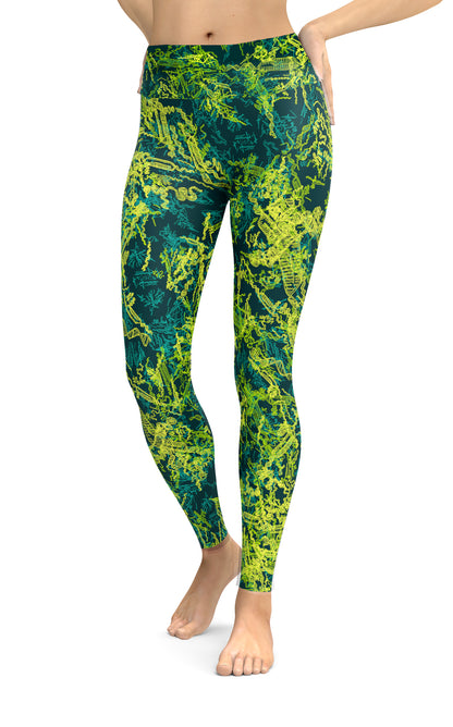 Leggings CRISPR green