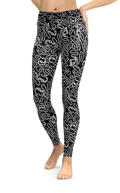 Leggings continuous DNA black