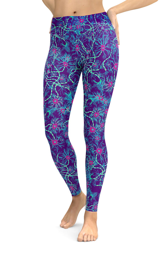 Indigo neurons leggings - Boutique Science