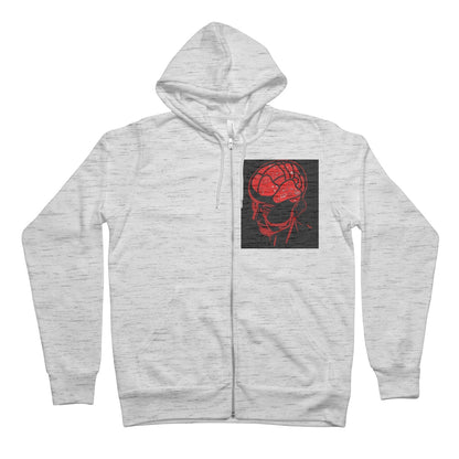 Brain Areas Unisex Full Zip Hoodie - Boutique Science