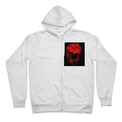 Brain Areas Unisex Full Zip Hoodie - Boutique Science