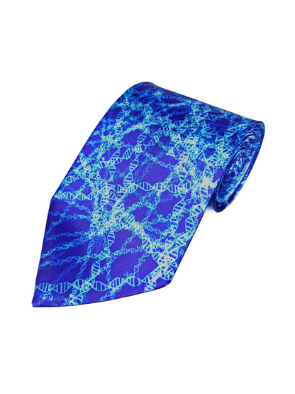 Genetic Editing Tie (Blue) (UK Stock)