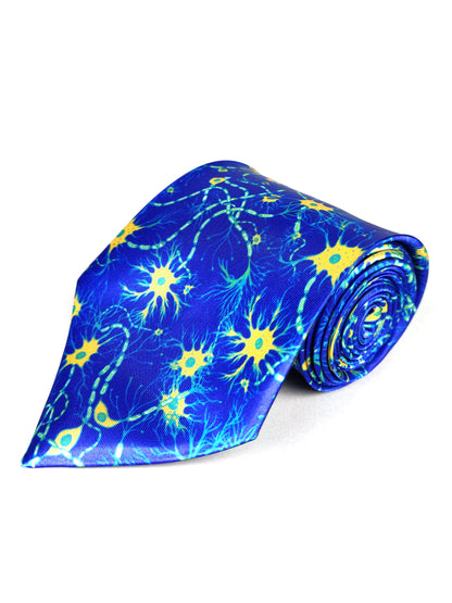 Neurons Tie (Blue) (UK Stock)