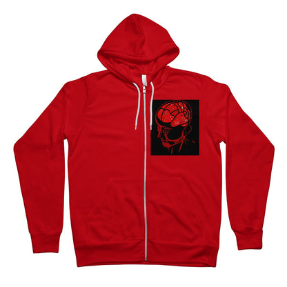 Brain Areas Unisex Full Zip Hoodie - Boutique Science