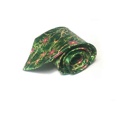 Neurons Pattern Tie (Green) (UK Stock)