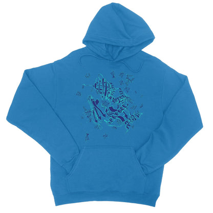 Protein structures College Hoodie - Boutique Science