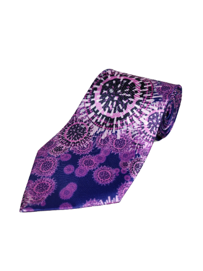 Purple Flu Tie (UK Stock)