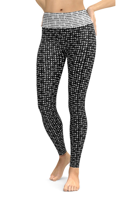 Leggings model organisms monochrome